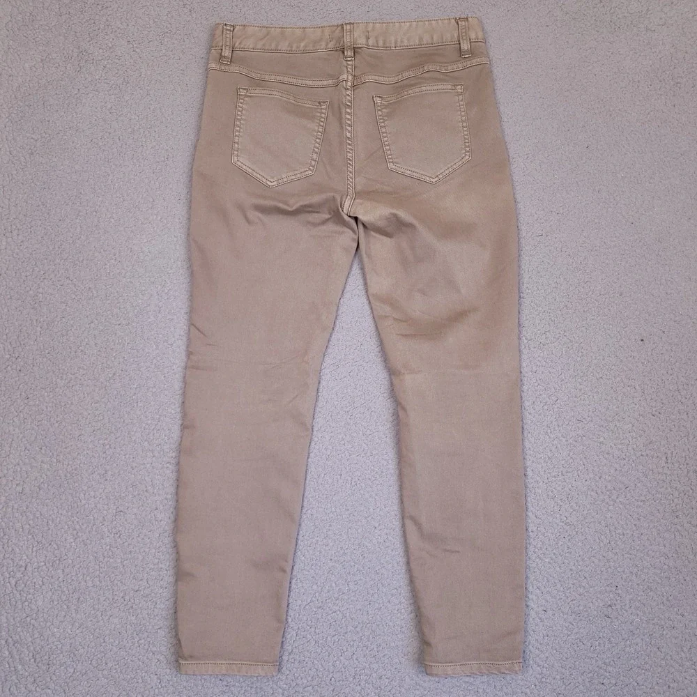 Free People Skinny Jeans Jegging Womens 29 Brown Tan‎ Distressed Stretch